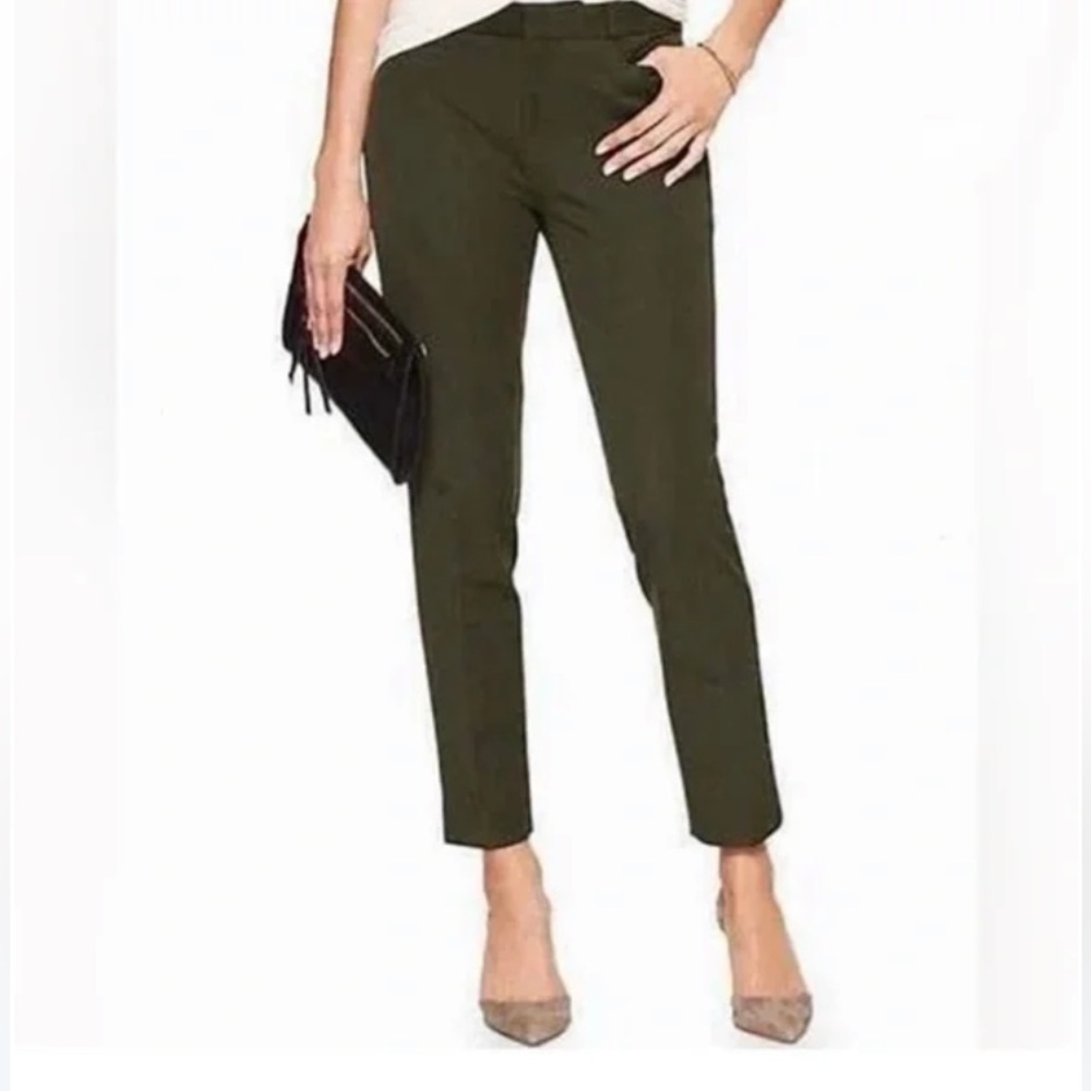 Banana Republic Sloan pant, Womens 4, green